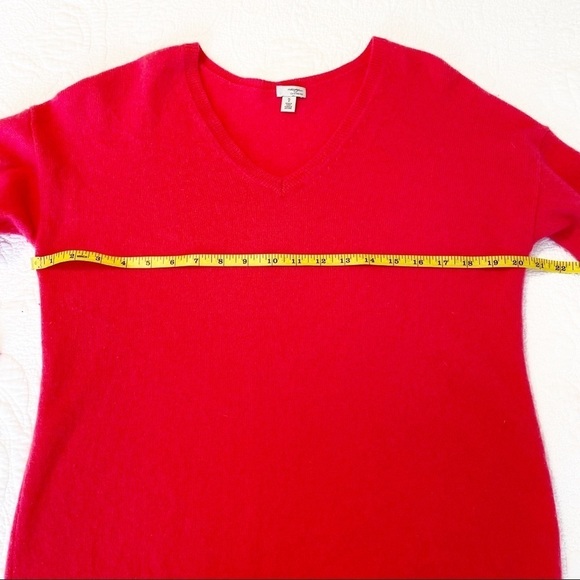 Halogen 100% Cashmere V-Neck Pink Sweater - XL - Picture 6 of 10